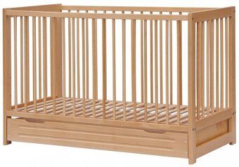 Detska postielka masiv, matrac, bočnice, podložka - 2