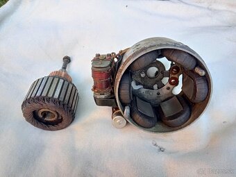 Dynamo jawa perák 250-530 a predný tlmič - 2