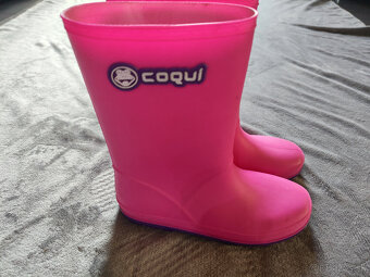 Dievčenské gumáky/čižmy do vody Coqui,velk.35 /22,5 cm - 2