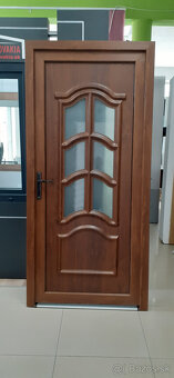 PLASTOVÉ VCHODOVÉ DVERE GOLDEN OAK 980mm.x2080mm. - 2