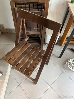 Predám záhradné stoličky na foto, 6 kusov. - 2