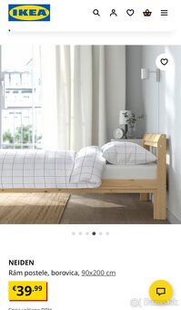 Detska ikea postel 200x90 - 2