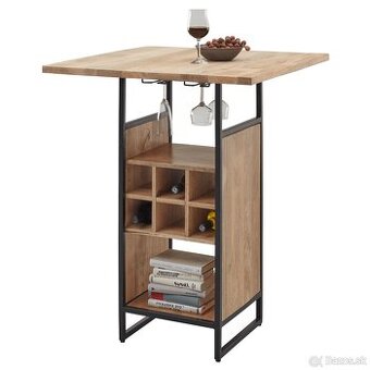 Barový stôl industrial.design-masívne drevo - 2