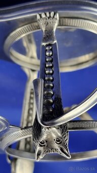 Kaštieľna strieborná súprava - 622 gramov - 2