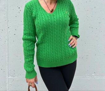 Krásny dámsky pulóver Ralph Lauren, veľ. M - 2