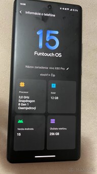 Predám Smartfon Vivo X80 Pro 12/256gb - 2