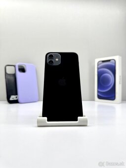iPhone 12 BLACK NOVÁ BATÉRIA 100% ZDRAVIE+PRÍSLUŠENSTVO - 2