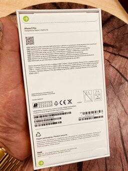 iPhone 17 pro 256 Orange zabalený záruka - 2
