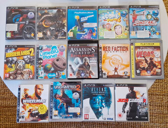 Predam hrane originalne hry na PS3 14 kusov - 2