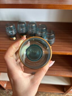 Modre pozlatene pohare - 2