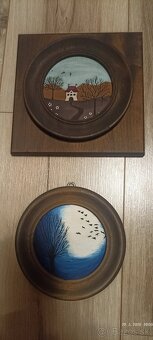 Miniatúry -tempera na plátne - 2