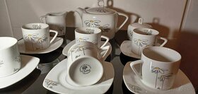 Krásny kvalitný nikdy nepoužitý český porcelán, čajová, kávo - 2