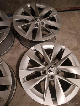 4ks alu disky orig. Škoda ROTARE 5x112 r17 - 2
