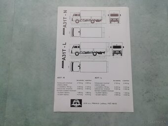 Avia 31T Turbo - prospekt valník- doprava v ceně - 2