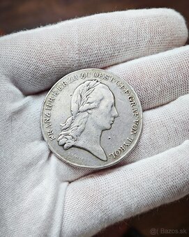 STRIEBORNÁ MEDAILA 1797 František II., pre obrancu Tirolska - 2