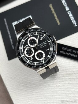 Porsche Design, model P6360 black dial, originál hodinky - 2