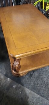 Predám rustikálny drevený stôl - 2