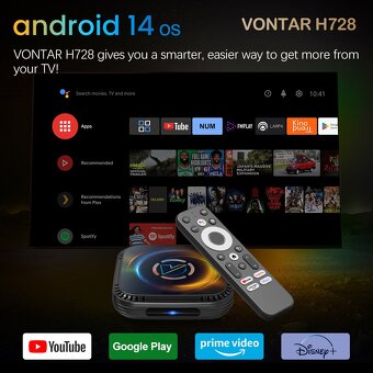 Android TV box Vontar H728, 4K/8K, Octa core A55 - 2