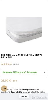 Vrchný matrac 120x200x10 - 2