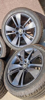 ALU Škoda Zenith 5x112 a letné Orium 235/45 R18 - 2