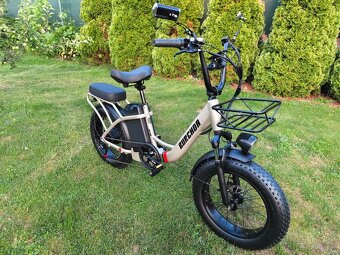 Výkonný mestský ebike Burchda 1000W,31.5Ah,45km/h,200km,nový - 2