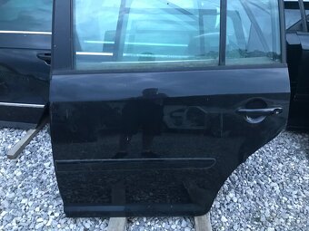 Dvere vw touran 1t čierna met. - 2