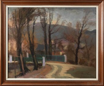Géza Rónai – vzácny pastel na kartóne, 68 × 56 cm - 2