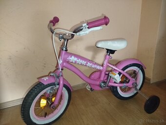 Detský bicykel 12 ružový. - 2