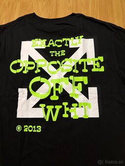 Pánske čierne Off-White tričko - 2