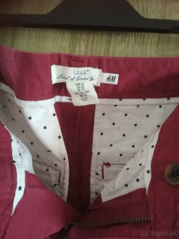 Bordové nohavice nové - 2