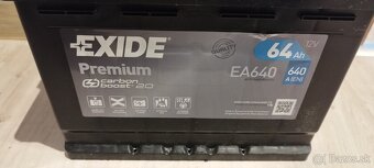 Predám novú autobatériu EXIDE PREMIUM 64 Ah, 640A. - 2