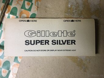 Žiletky Gillette Super Silver (Made in England)600ks - 2