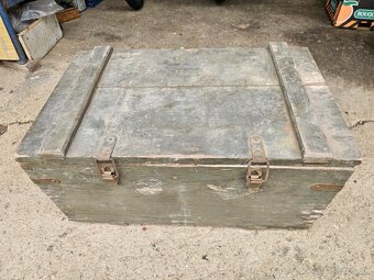Vojenska drevena krabica bedňa 4. - 2