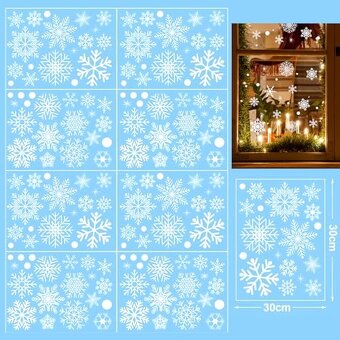 vianočných samolepiek na okná - 2