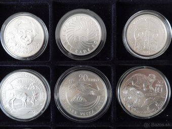 Strieborné mince SR, BK - 2