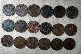 Obehové mince Rakúsko-Uhorsko HELLER 1892-1918 - 2