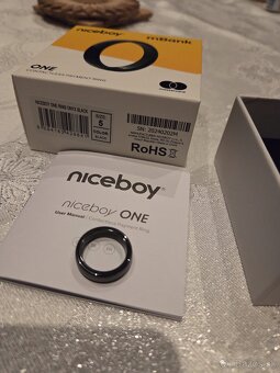 Predám prsteň Niceboy veľkosť 5 čierny - 2