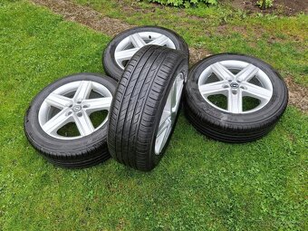 17" ALU disky 5x105 Opel Mokka + letné 215/60 r17 7mm... - 2