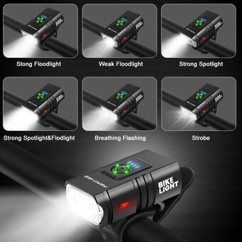 Led svetlo T6X2 nabíjateľné USB - 2