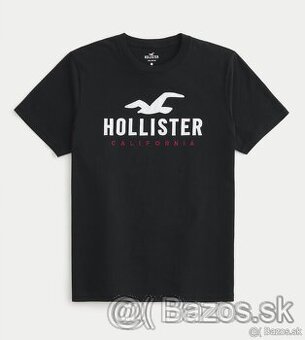 TRIČKO HOLLISTER čierne veľ. M - 2