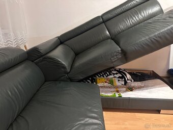Sedačka pravá Koža rozkladacia s úložným TOP Cena - 2
