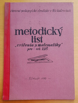 Staré metodické materiály - 2