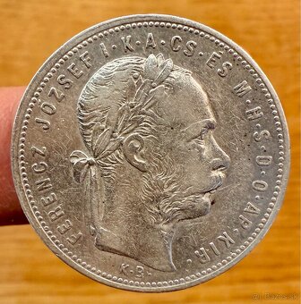 Predám 1 Forint 1881 KB - široký štít - 2