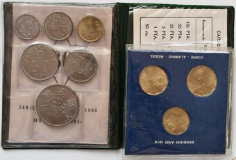 Španielsko,Argentína sada mincí - 2