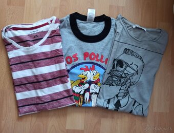 Chlapčenské bavlnené tričká S - 6 kusov - 2