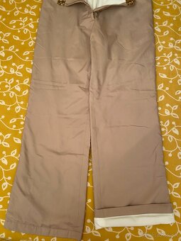 teplé béžové nohavice - 2