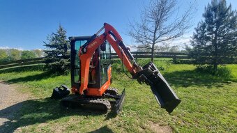 Minibager Kubota Kx 018-4 Hyd svahovka - 2