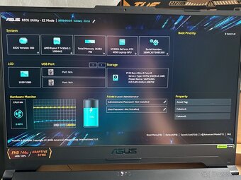Nepoužity Asus TUF gaming FA507 - 15” LCD - 2