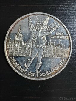 Predam striebornu medailu 14.9g .1000 Nemecko Koln - 2