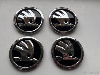 SKODA ZNAK LOGO EMBLEM 90mm 9cm - 2